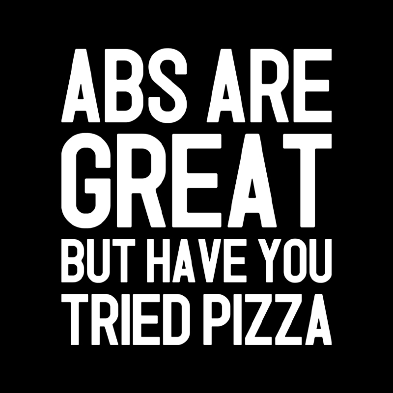 Abs vs Pizza Geek T-Shirt