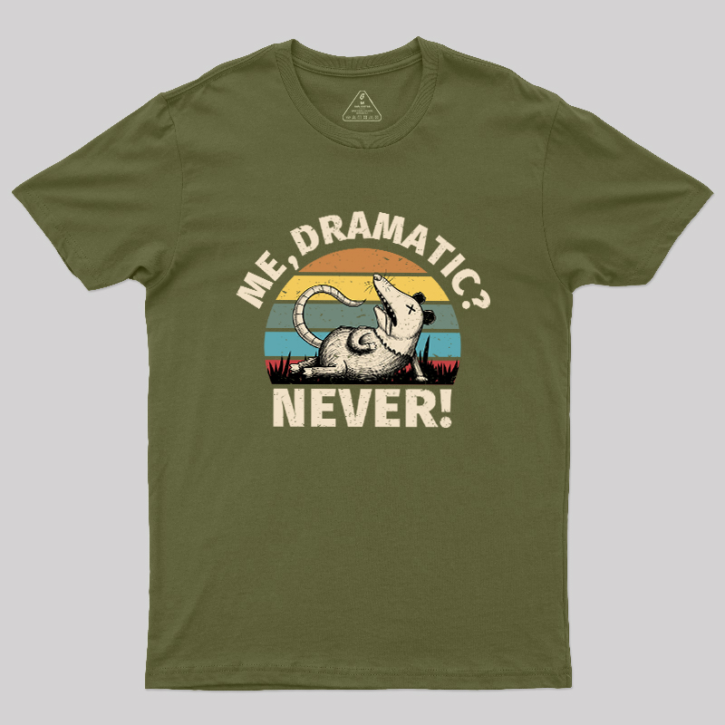 Dramatic Opossum Vibes Geek T-Shirt