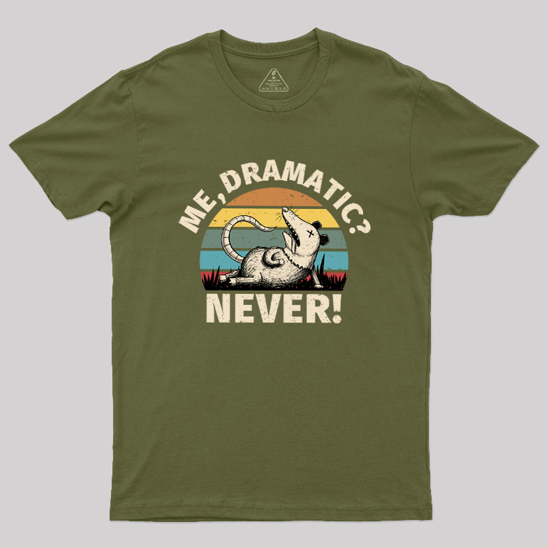 Dramatic Opossum Vibes Geek T-Shirt