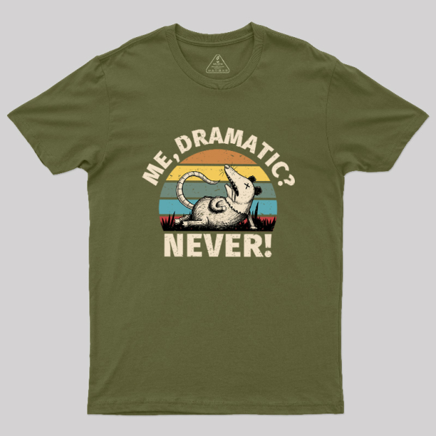 Dramatic Opossum Vibes Geek T-Shirt