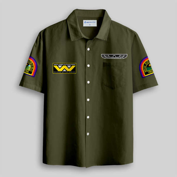 Weyland-Yutani Uniform Button Up Pocket Shirt