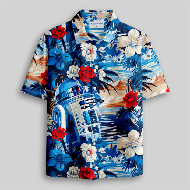 Robot Button Up Pocket Shirt