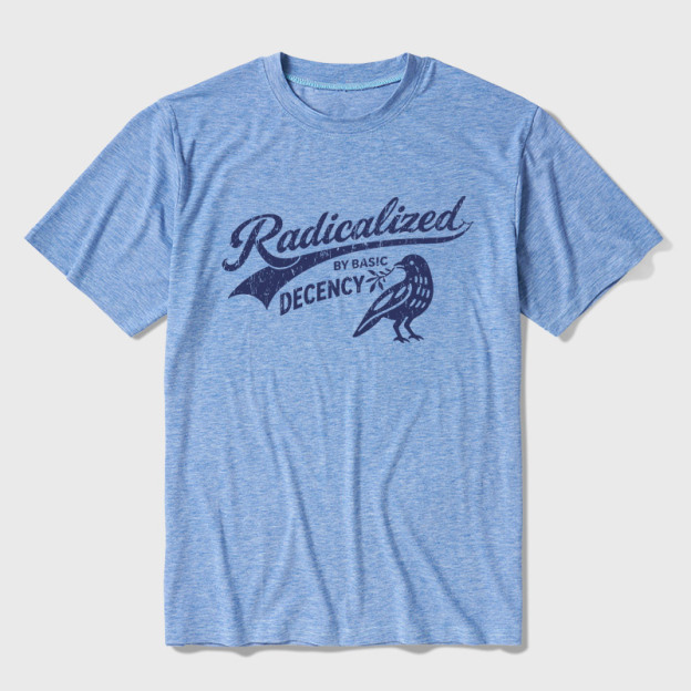 Radicalized By Basic Decency Ultra Soft Heather Tee