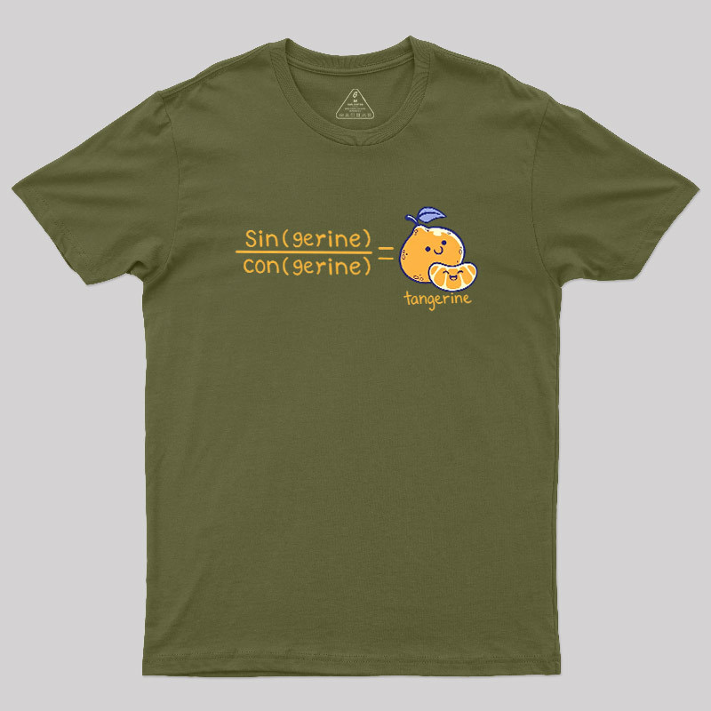 Tangerine Math Pun Geek T-Shirt