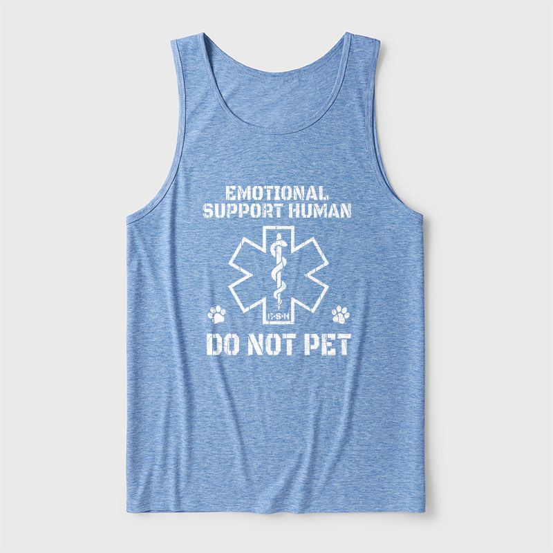 Emotional Support Human Ultra Soft Heather Tank
