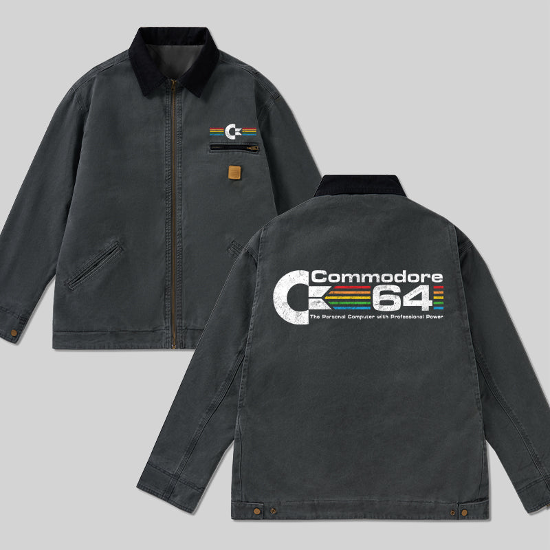 Geeksoutfit Commodore 64 Classic Work Jacket for Sale