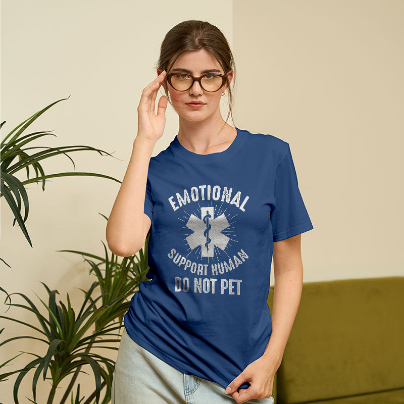 Emotional Support Human Geek T-Shirt