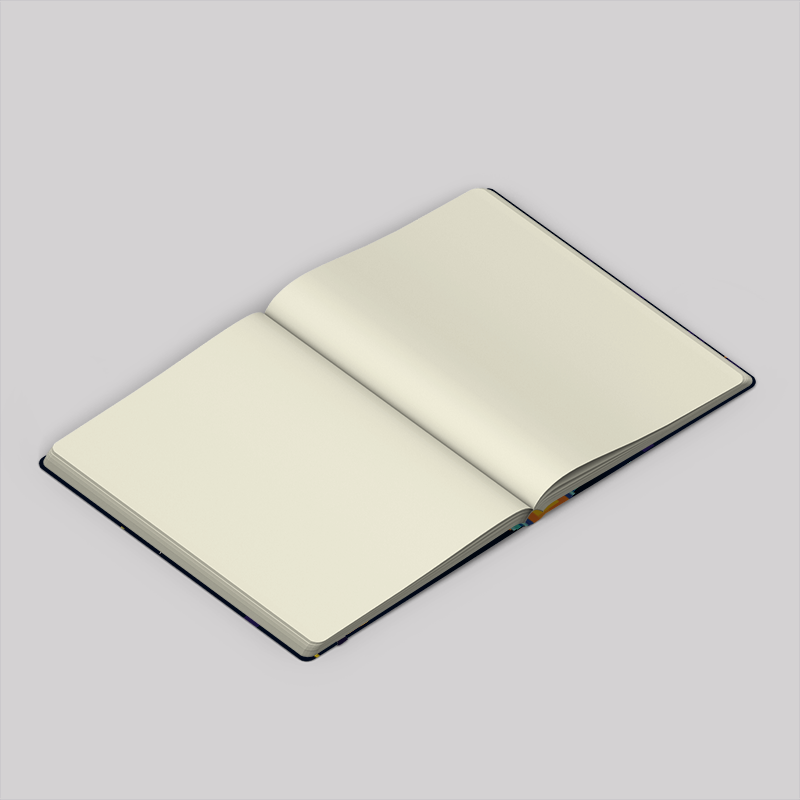 Pixel Style Retro Game Notebook