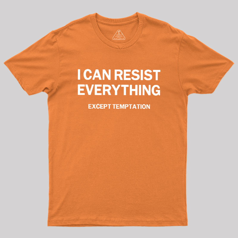 Except Temptation Geek T-Shirt