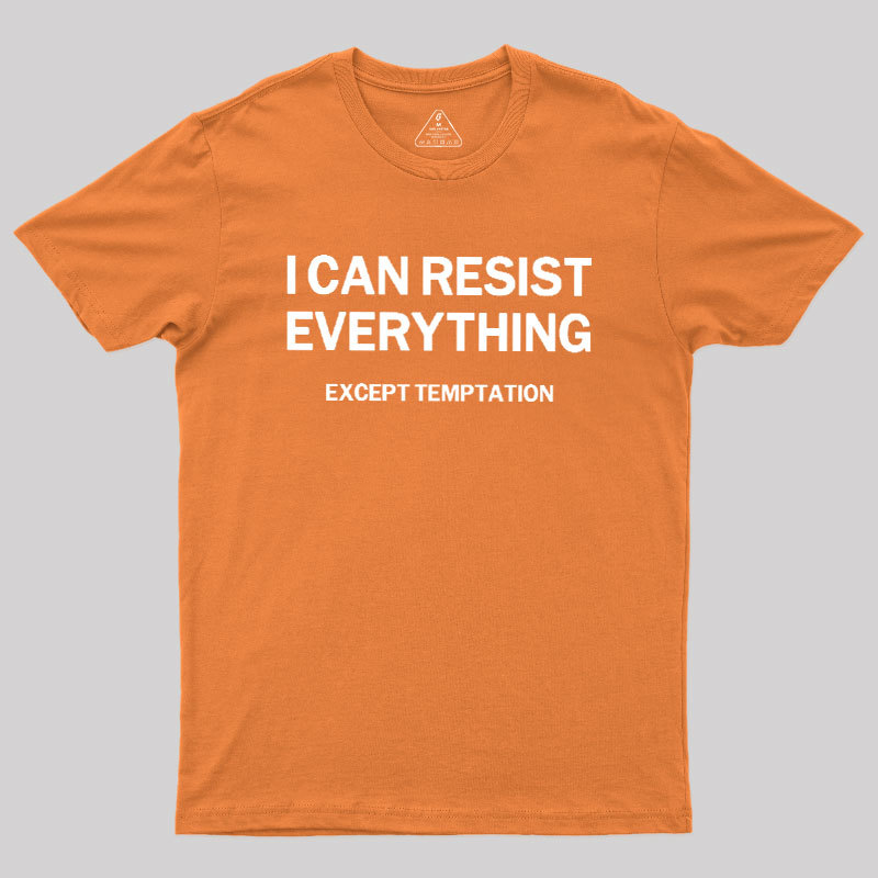 Except Temptation Geek T-Shirt
