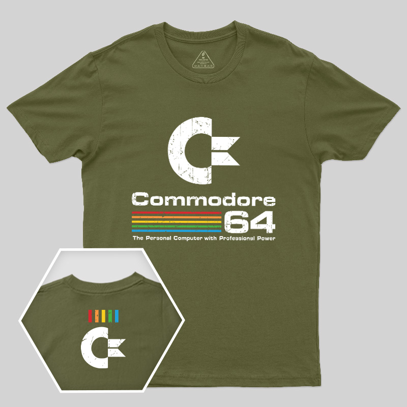 Commodore 64 Vintage Geek T-Shirt