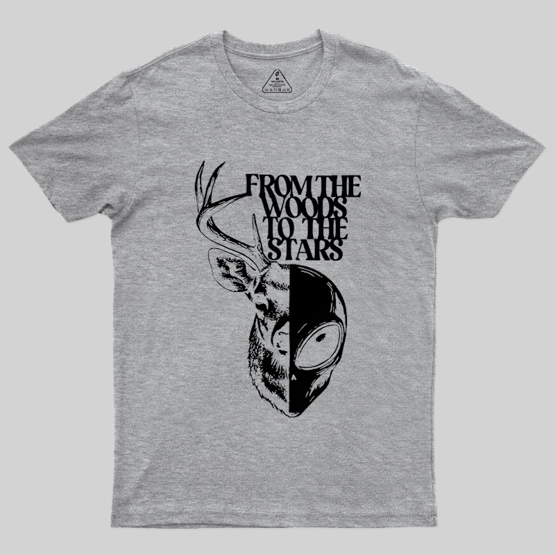 From The Woods To The Stars Geek T-Shirt
