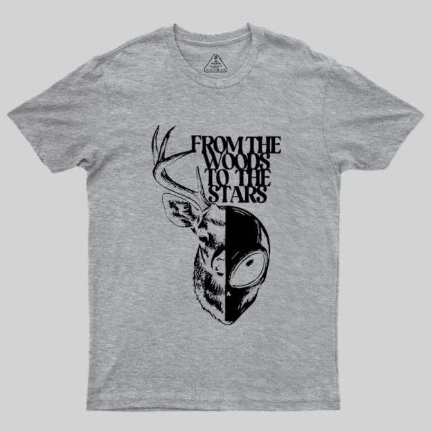 From The Woods To The Stars Geek T-Shirt