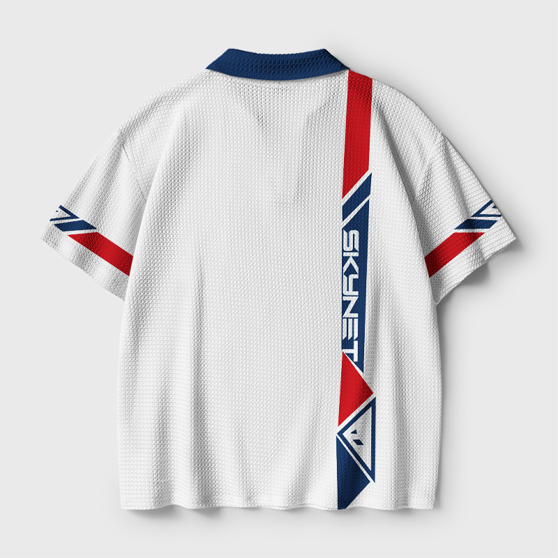 Skynet Geek Crochet Polo Shirt