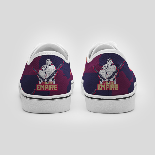 Galactic Empire Geek Canvas Shoes