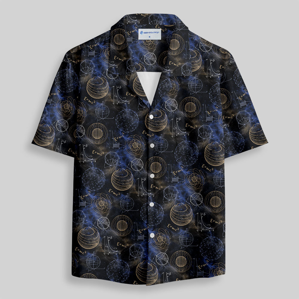 Quantum Cosmo Button Up Pocket Shirt