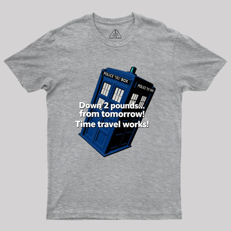 Down 2 Pounds From Tomorrow Geek T-Shirt