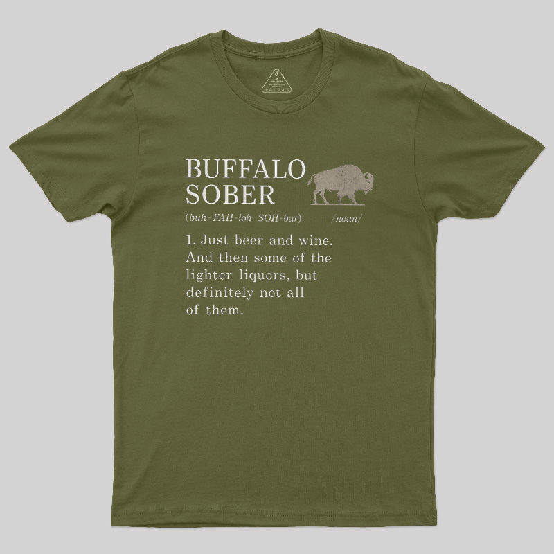 Buffalo Sober Geek T-Shirt