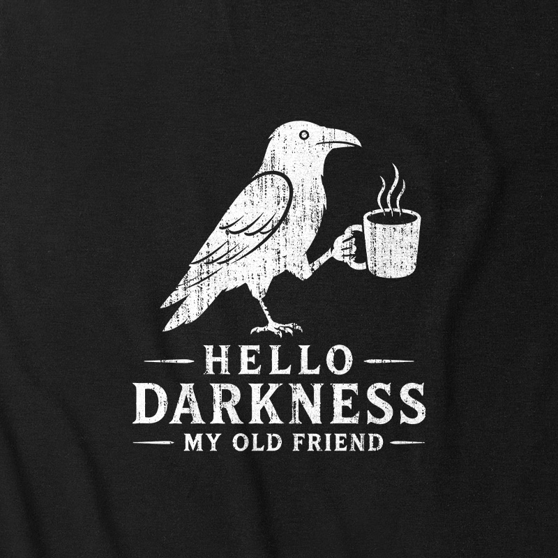 Raven Crow Coffee Ultra Soft Heather Tank