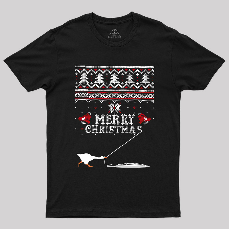 Merry Honked Christmas Funny Honk Goose T-Shirt