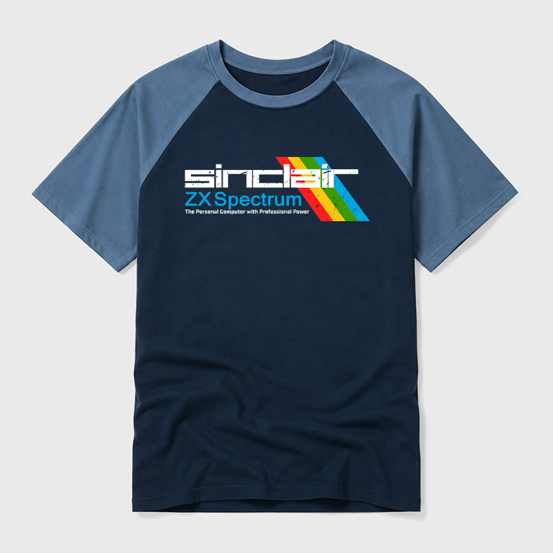 Sinclai ZX Spectrum Geek Retro Raglan T-Shirt