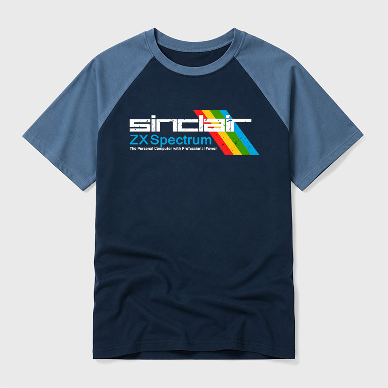 Sinclai ZX Spectrum Geek Retro Raglan T-Shirt