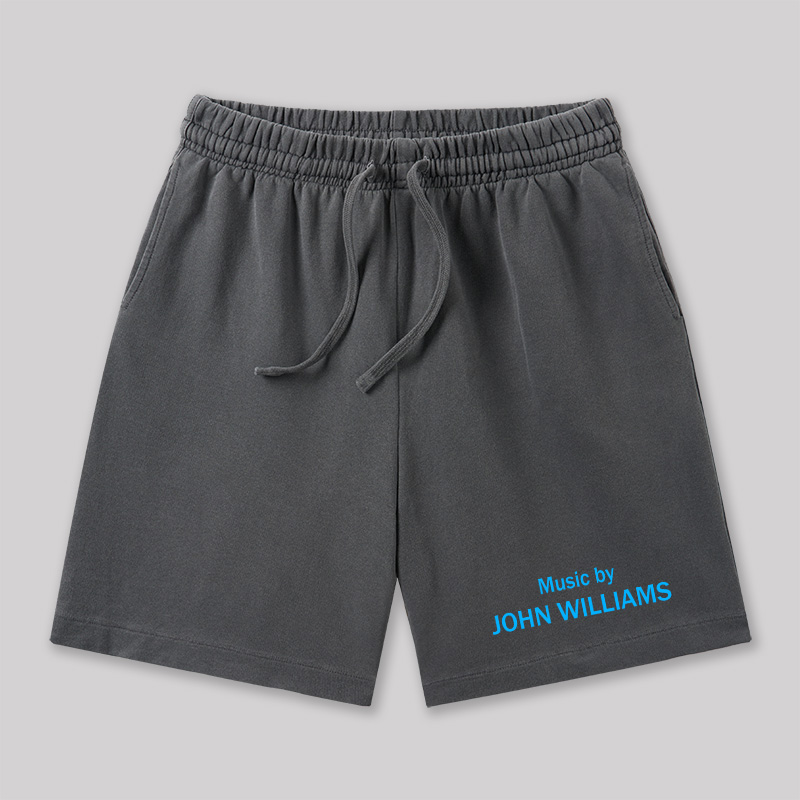 Music by John Williams Geeky Washed Shorts