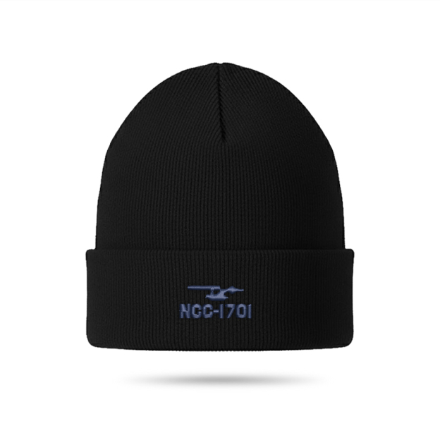 Ncc 1701 Geek Embroidered Beanie