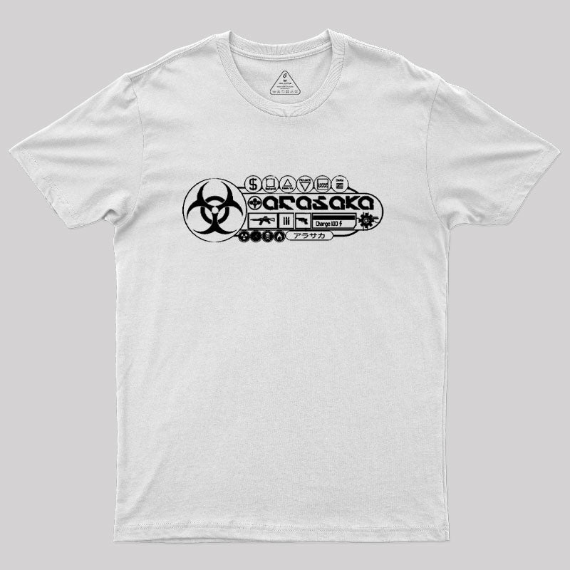 Geeksoutfit Cyberpunk - Arasaka Corp T-Shirt for Sale