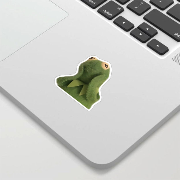 Enjoy Frog Funny Geek Sticker