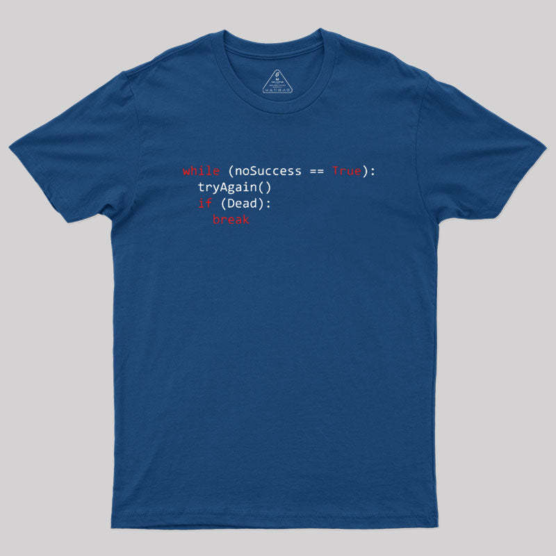 Algorithm of success | Python Coding Geek T-Shirt