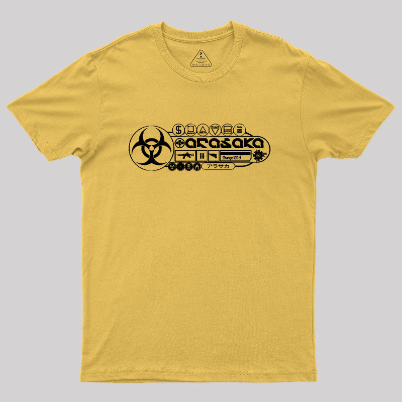 Geeksoutfit Cyberpunk - Arasaka Corp T-Shirt for Sale