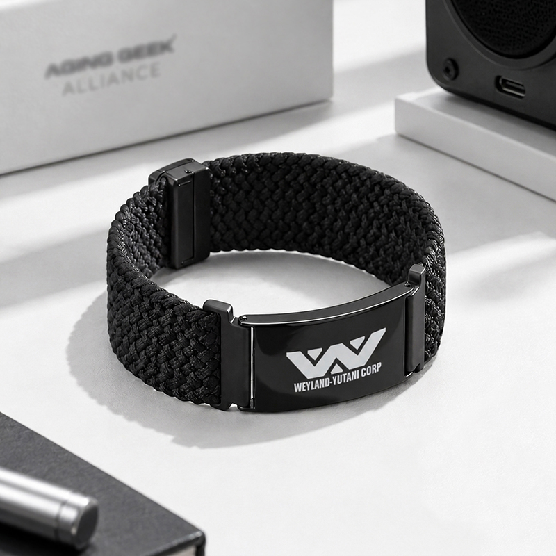 Weyland Yutani Corp Geek Braided Steel Bracelet