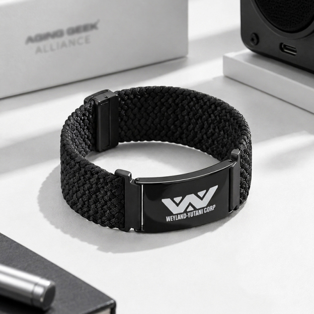 Weyland Yutani Corp Geek Braided Steel Bracelet