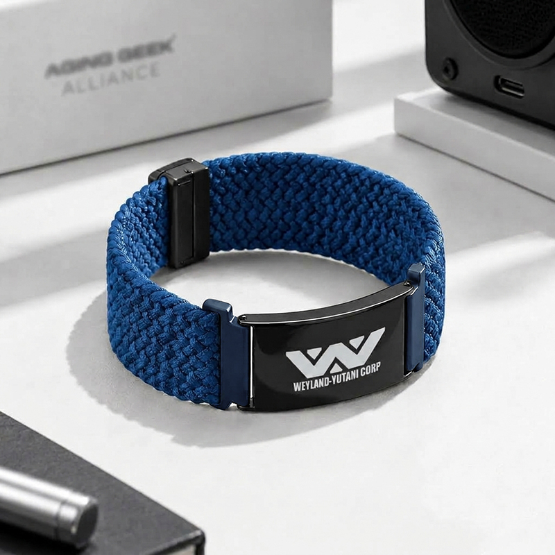 Weyland Yutani Corp Geek Braided Steel Bracelet