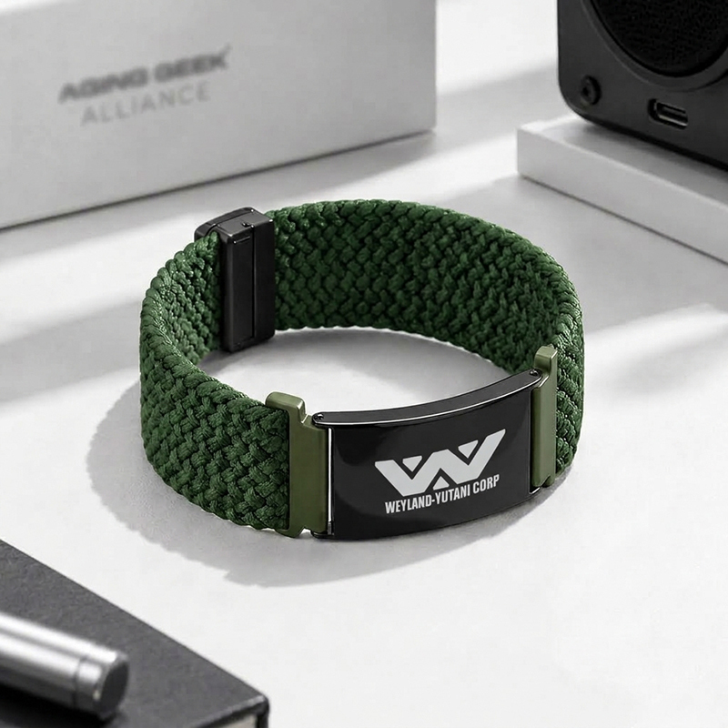 Weyland Yutani Corp Geek Braided Steel Bracelet