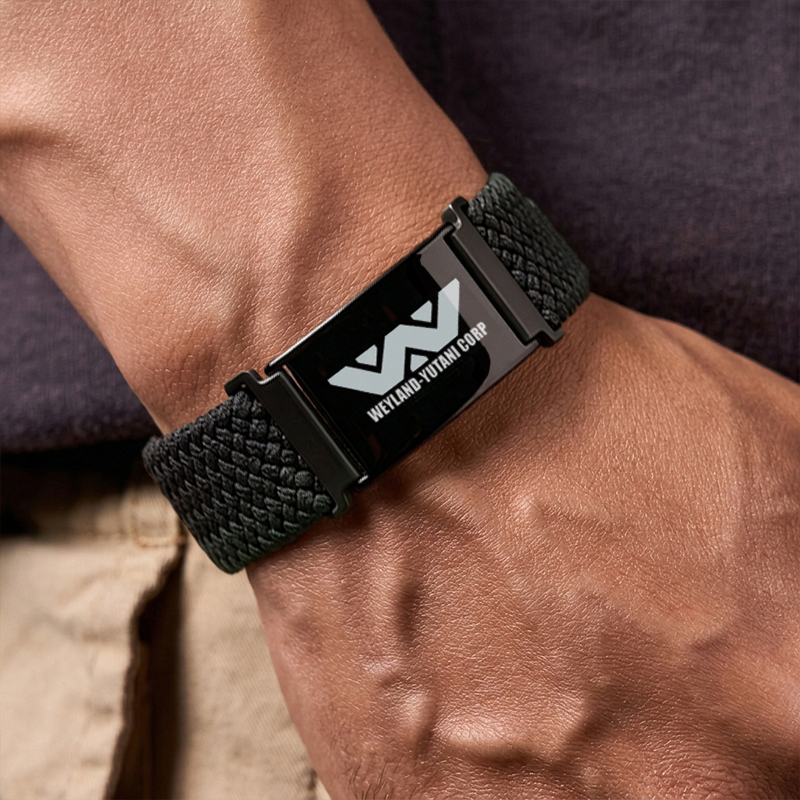Weyland Yutani Corp Geek Braided Steel Bracelet