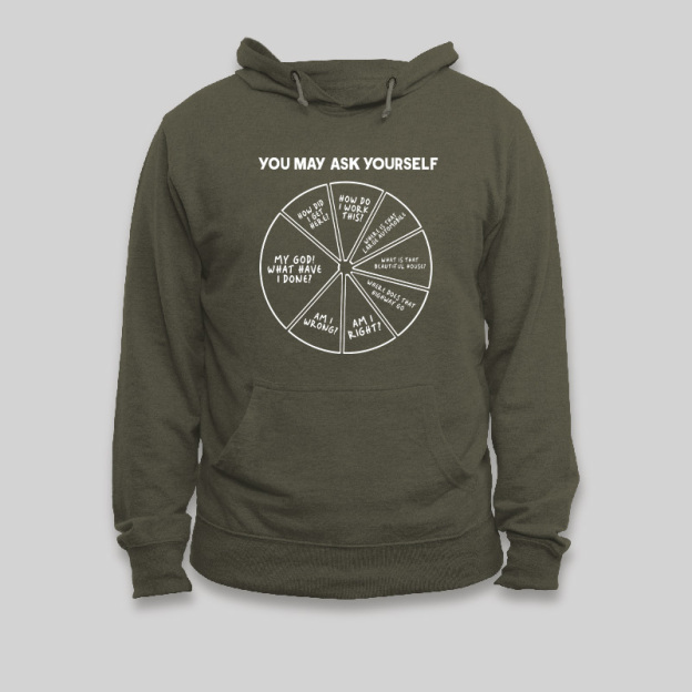 You May Ask Yourself Geek Hoodie