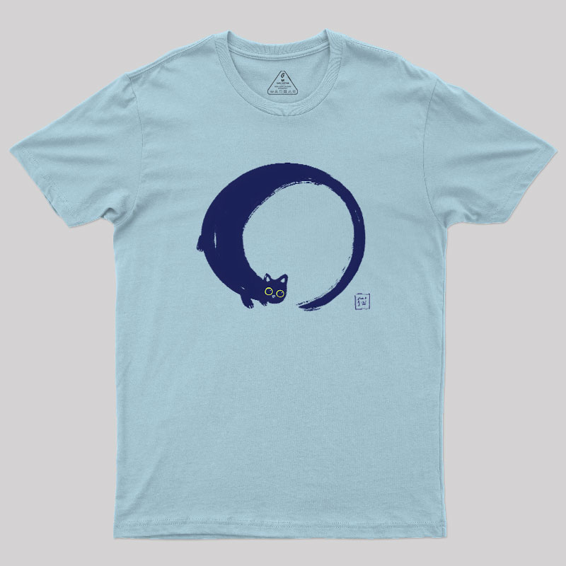 Enso Cat Geek T-Shirt