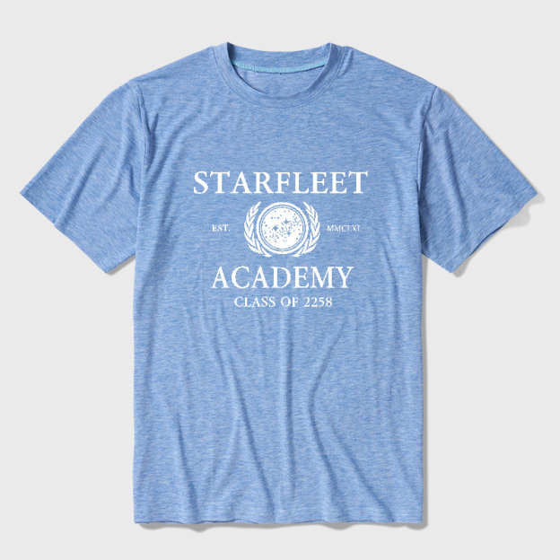 Starfleet Acadmey Class Of 2258 White Ultra Soft Heather Tee