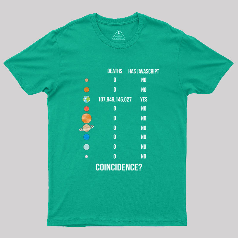 Funny JavaScript Geek T-Shirt