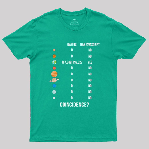 Funny JavaScript Geek T-Shirt