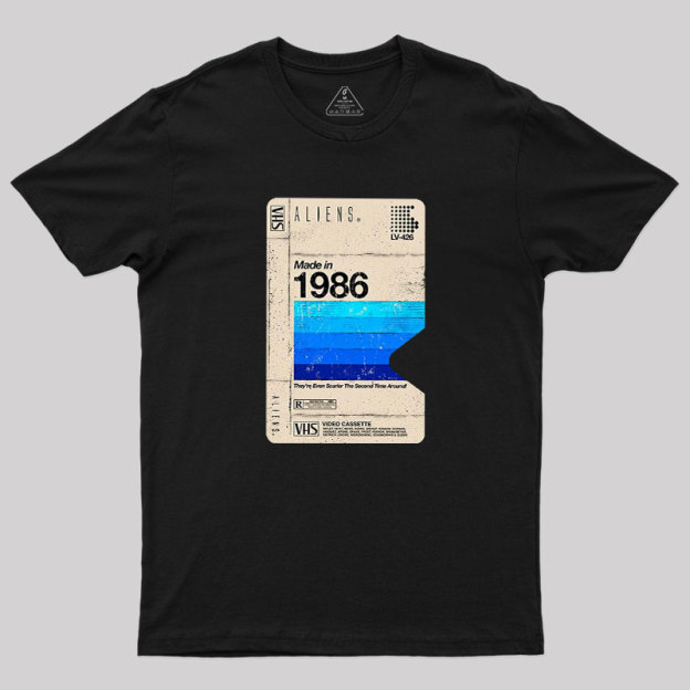 Aliens Blank Tape Geek T-Shirt