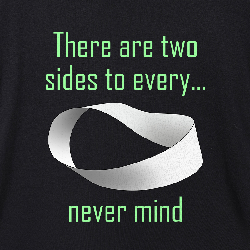 Mobius FTW Geek Dolman Sleeve V-Neck Shirt