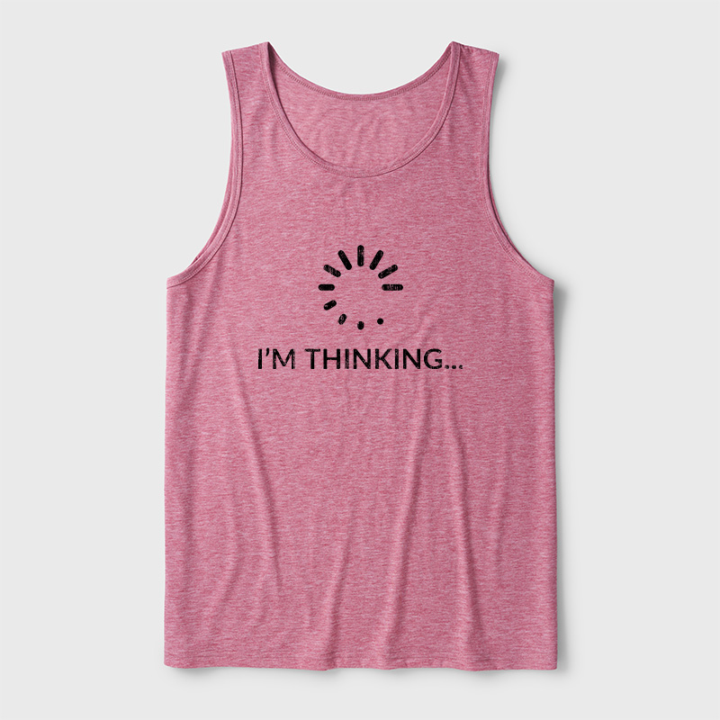 I'm Thinking Ultra Soft Heather Tank