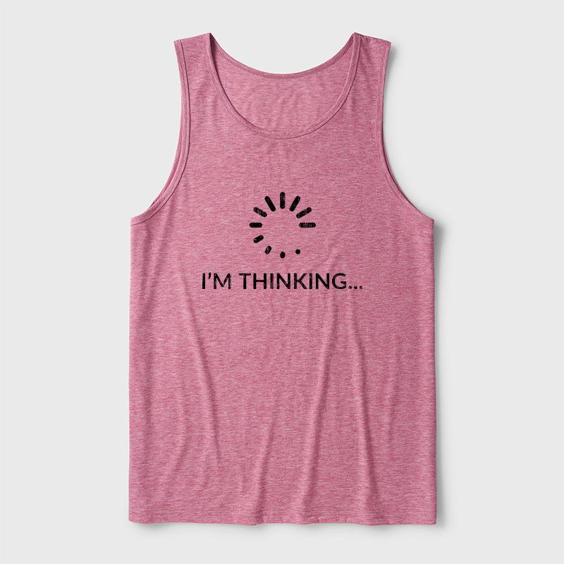 I'm Thinking Ultra Soft Heather Tank