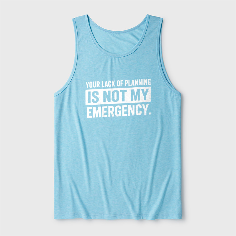 Not My Emergency Ultra Soft Heather Tank