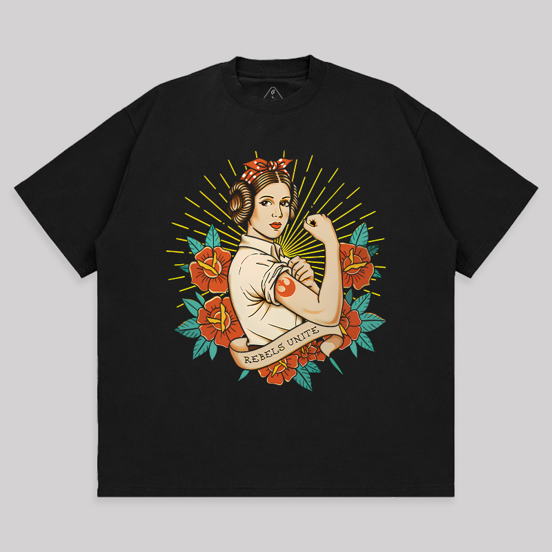 Rebels Unite Unisex Oversized T-shirt