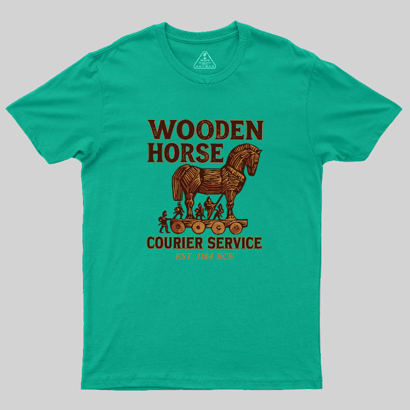 Trojan Courier Geek T-Shirt