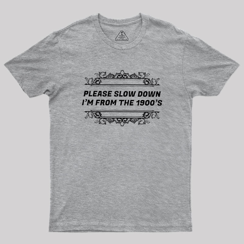 The 1900s Gentleman Geek T-Shirt